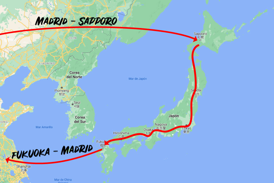 Itinerario no circular